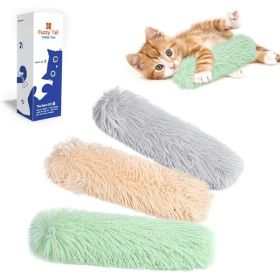 Set Of 3 Catnip Pillow Toys For Indoor Cats, Soft Interactive Plush Pillows For Playtime, Kicking, And Entertainment (Option: Green Yellow Violet)
