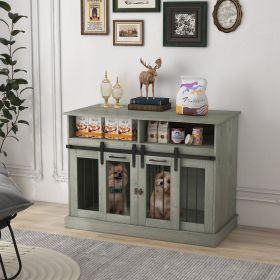 Dog Crate Furniture for Large Small Dogs (Option: Gray-1310x690x180 mm)